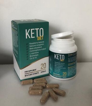 foto van Keto-dieetcapsules, ervaring met het innemen van het product