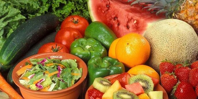 fruit en groenten voor jicht