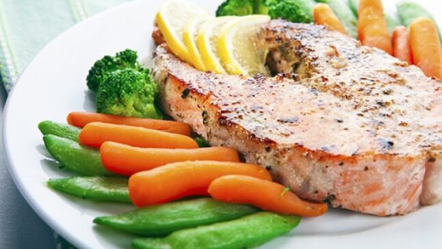 vis en groenten voor een ketogeen dieet