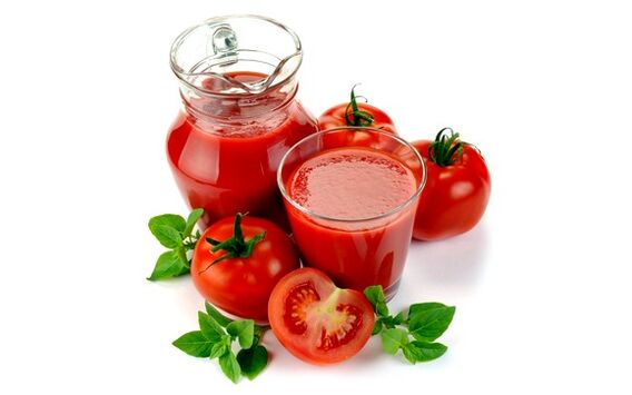 tomatensap voor Japans dieet