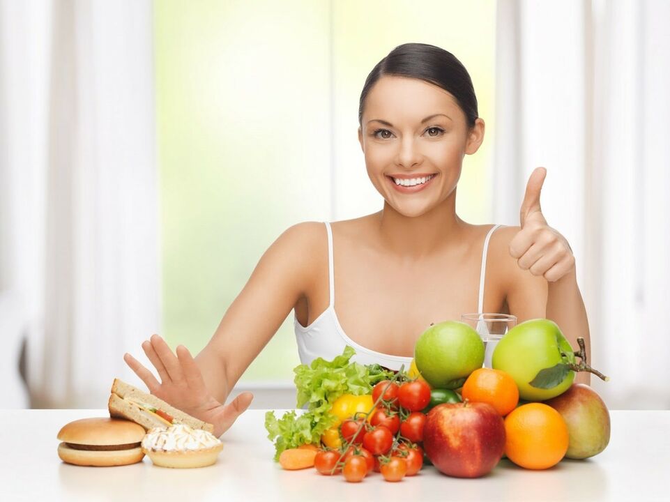 groenten en fruit hebben de voorkeur boven zoetwaren met de juiste voeding